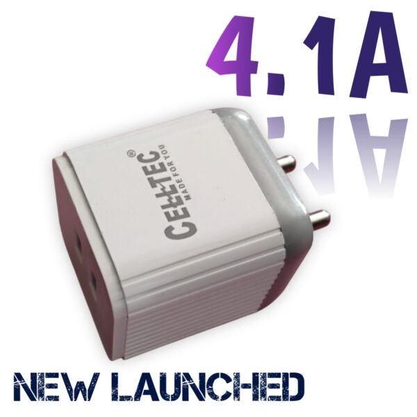 CELLTEC EXPRESS DUAL USB FAST CHARGER 4.1A