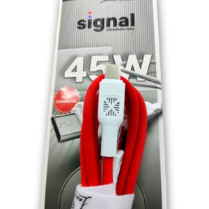 LANDMARK SIGNAL LM-CDC155 V8 CABLE | 45W FAST CHARGING | 1.2M | LED INDICATOR