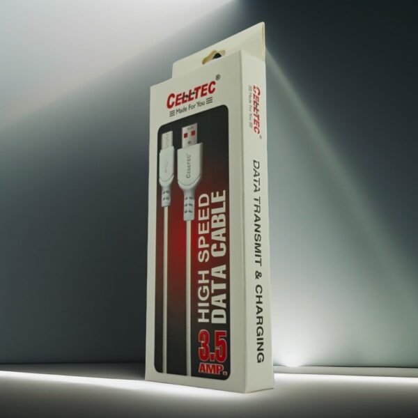 CELLTEC® V8 HIGH-SPEED DATA CABLE – 3.5 AMP
