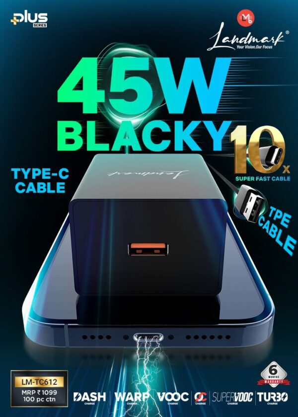 LANDMARK 45W BLACKY CHARGER (MODEL: LM-TC612 / TC-612)